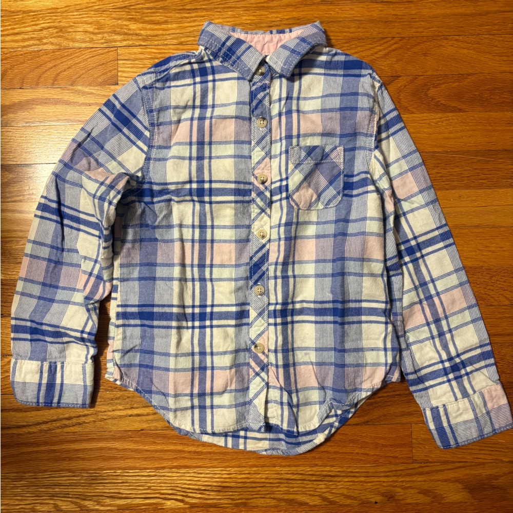 4/$20 Cat and Jack Size Small (6/6x) button down